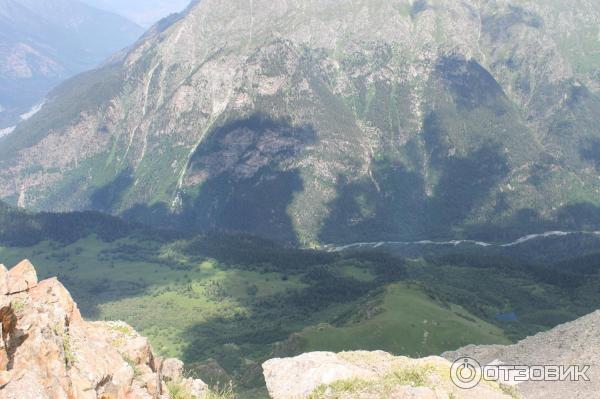 Канатная дорога в пос. Домбай (Россия, Карачаево-Черкессия) фото