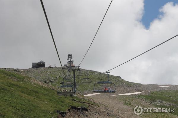 Канатная дорога в пос. Домбай (Россия, Карачаево-Черкессия) фото