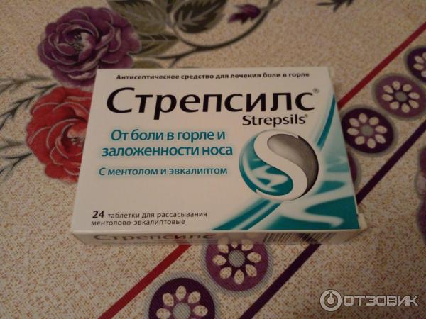 Таблетки для рассасывания Strepsils Ментолово-эвкалиптовые фото