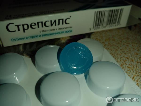 Таблетки для рассасывания Strepsils Ментолово-эвкалиптовые фото