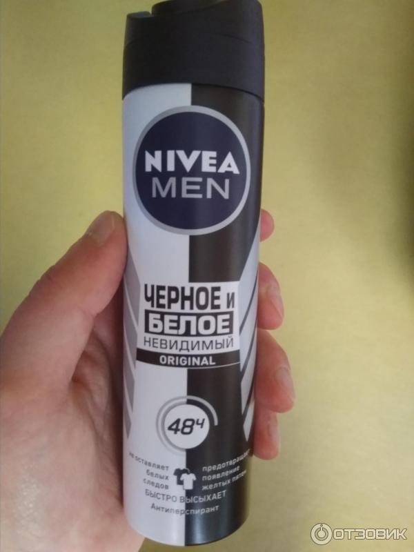 Антиперспирант Nivea men невидимый черное и белое 48 часов фото