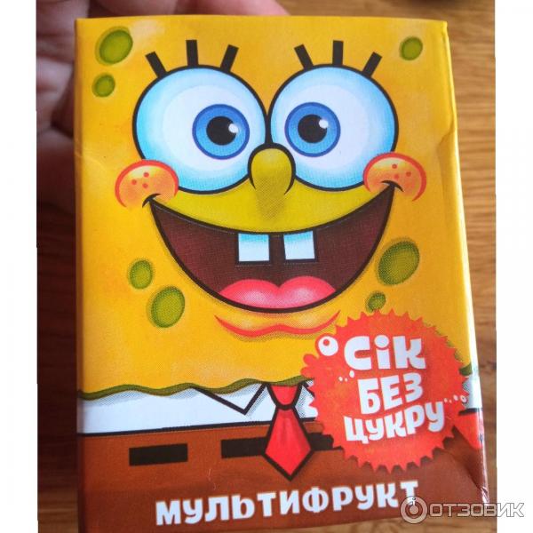 Фруктовый сок Nickelodeon Губка Боб фото