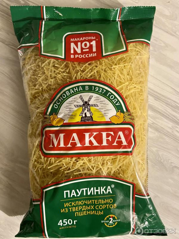 Вермишель Макфа Паутинка фото