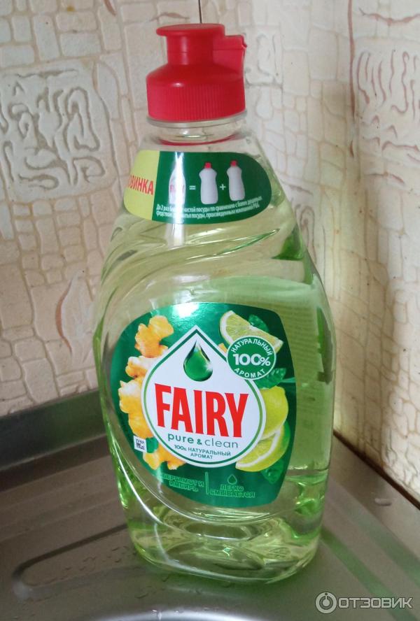 Средство для мытья посуды Fairy Pure & Clean фото