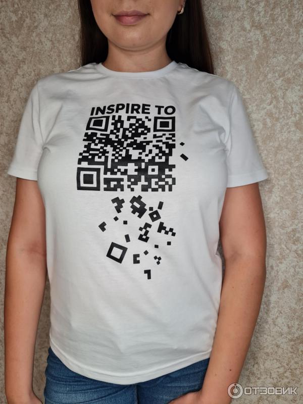 QR-футболка Вдохновляю Faberlic фото