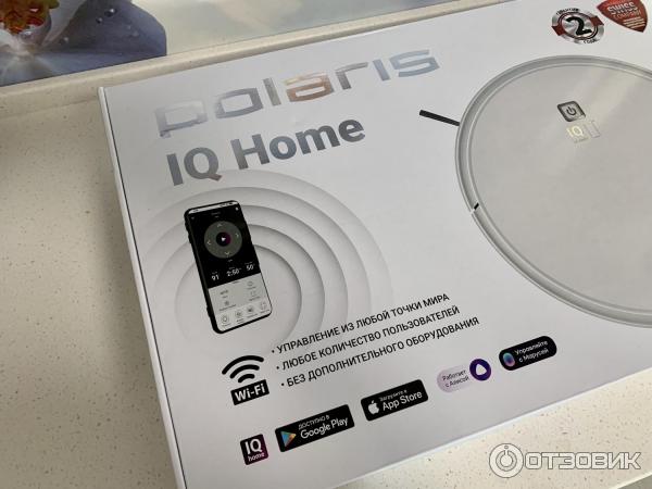 Робот-пылесос Polaris PVCR 1050 IQ Home Aqua фото