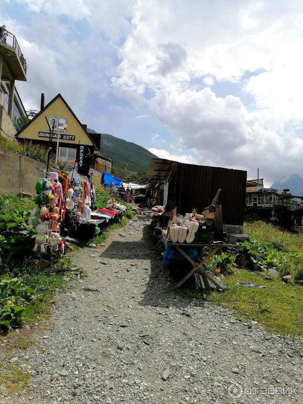 Канатная дорога в пос. Домбай (Россия, Карачаево-Черкессия) фото