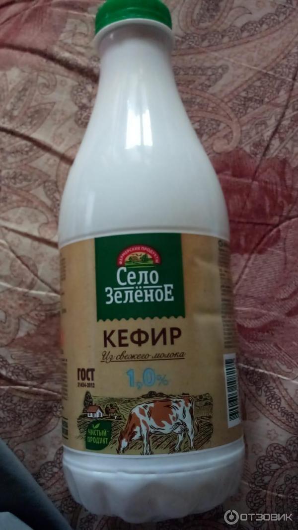 Кефир Село зеленое 1% фото