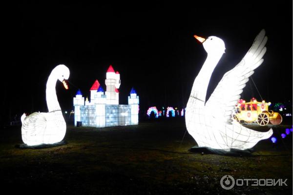 Выставка Королевство волшебных огней в парке Юбилейный (Россия, Ярославль) фото