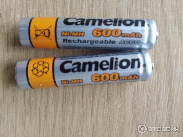 Аккумуляторные батарейки Camelion AAA 600mAh фото