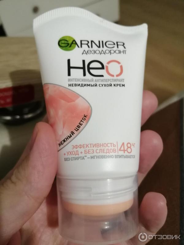 Дезодорант Garnier HEO невидимый сухой крем Нежный цветок фото