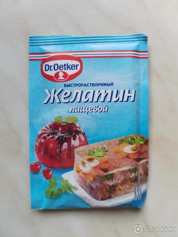 Желатин пищевой Dr. Oetker фото