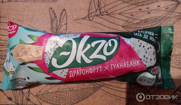 Мороженое Экзо Драгонфрут и Гуанабана фото