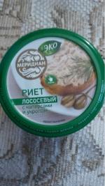 Риет из лосося с каперсами и укропом Меридиан-Эко фото