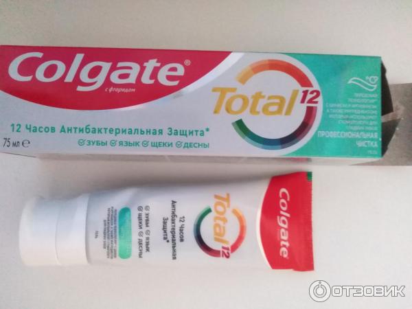 Зубная паста Colgate 12 профессиональная чистка фото