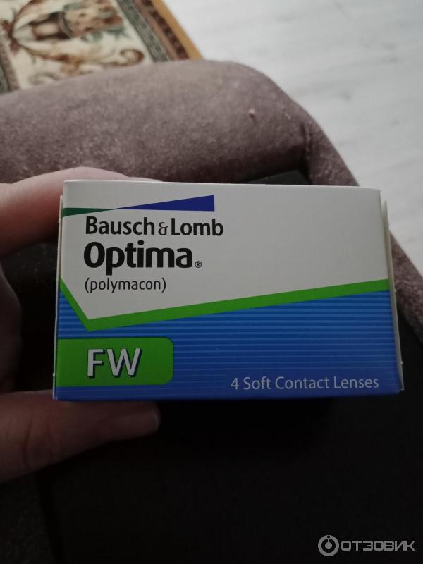 Контактные линзы Bausch&Lomb Optima FM (polymacon) фото