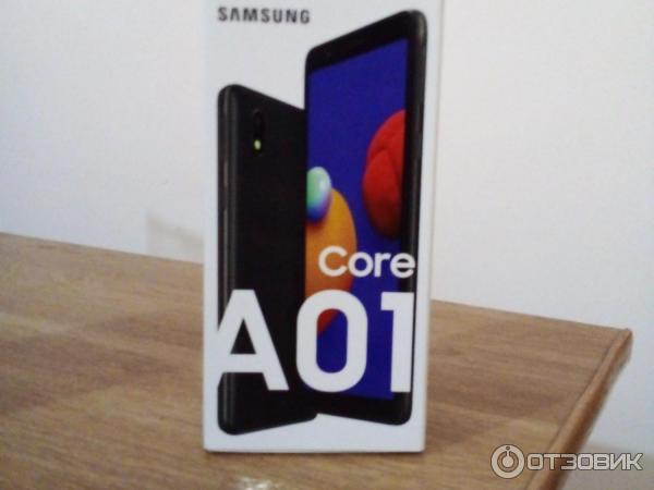 Коробка от смартфона Samsung Galaxy A 01core