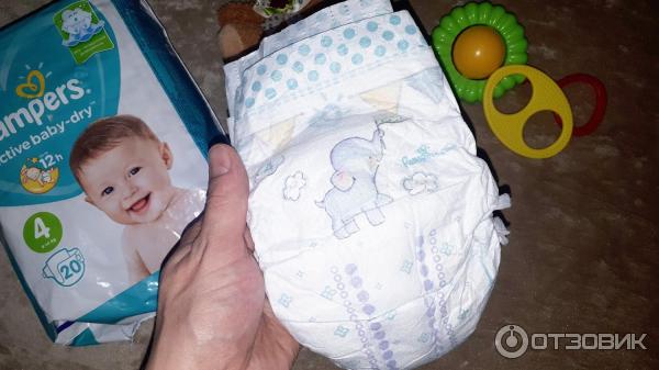 Подгузники Pampers Active Baby-Dry фото