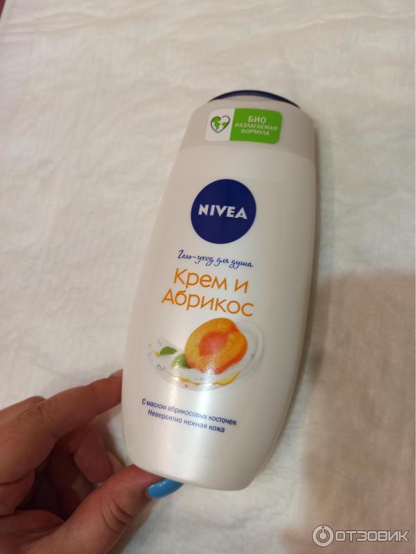 Гель-крем для душа Nivea Крем абрикос фото