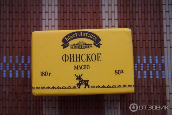 Отзыв о Масло кислосливочное Брест-Литовск "Финское" | Кислосливочное ...