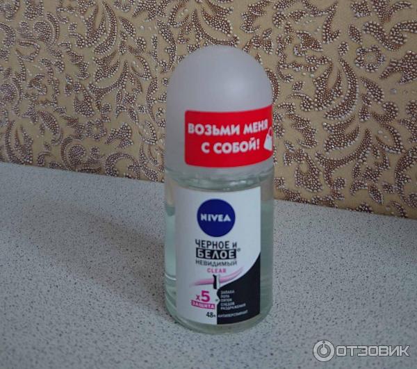 Nivea антиперспирант 48 часов женский черное и белое Возьми себя с собой фото