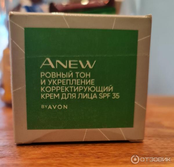 Крем для лица Avon Anew корректирующий Ровный тон и укрепление SPF 35 фото