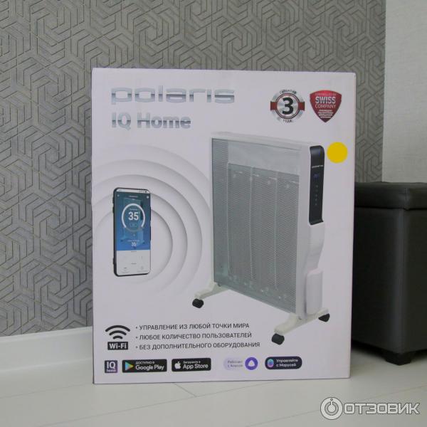 Микатермический обогреватель Polaris PMH 2120 Wi-Fi IQ Home фото