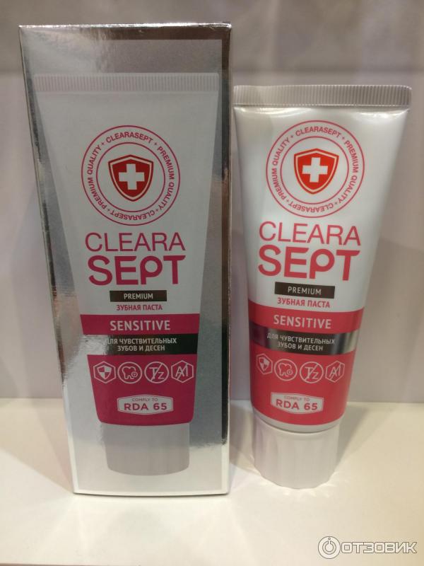 Зубная паста Cleara Sept Sensitive фото