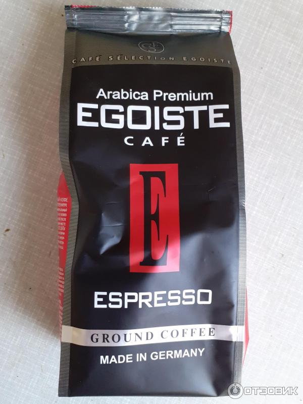 Кофе молотый Egoiste Arabica Premium Esspresso фото