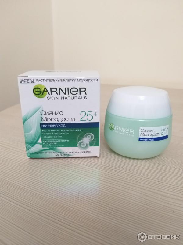 Крем для лица Garnier Сияние молодости 25+ ночной уход фото