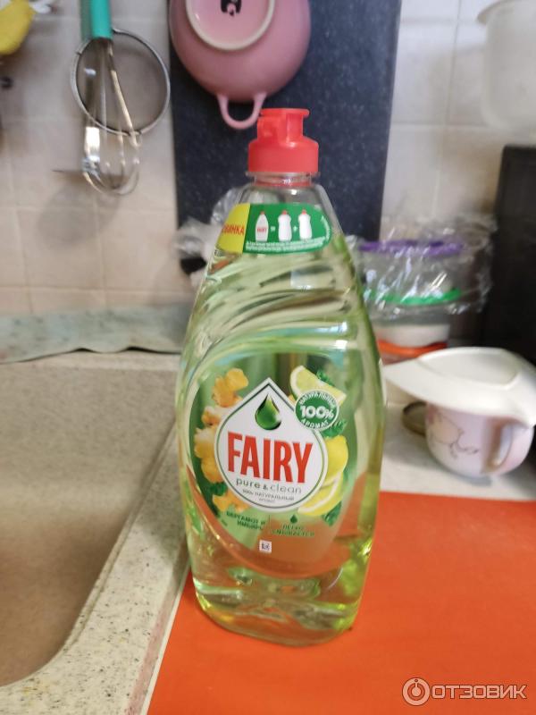 Средство для мытья посуды Fairy Pure & Clean фото