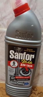 Гель для прочистки труб Sanfor фото