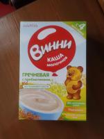 Купить ВИННИ Каша молочная 5 злаков с пребиотиками 6м+ гр в Алматы, цена.