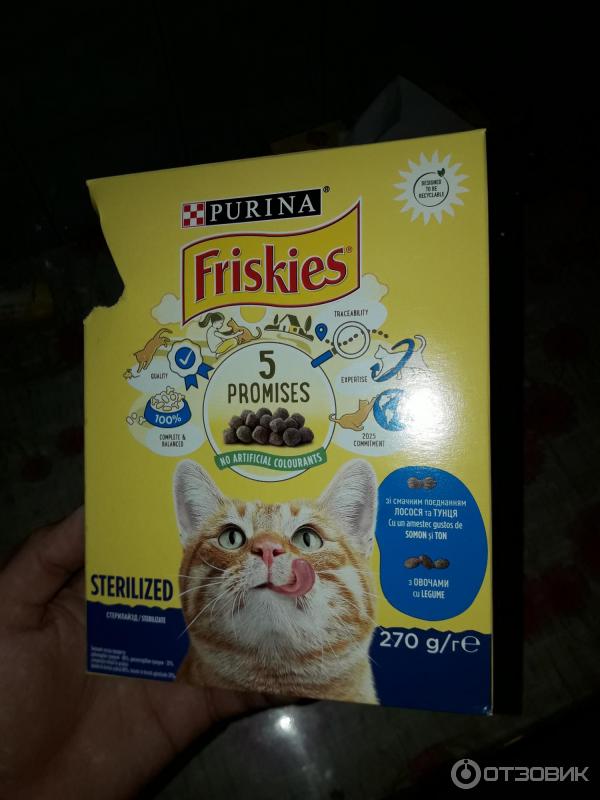 Сухой корм для стерилизованных кошек Purina Friskies фото