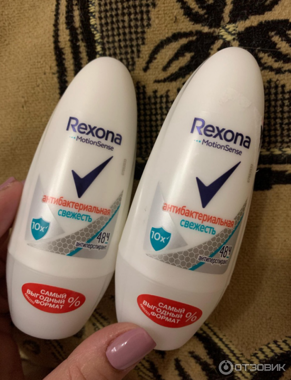 Антиперспирант шариковый Rexona Антибактериальная свежесть фото