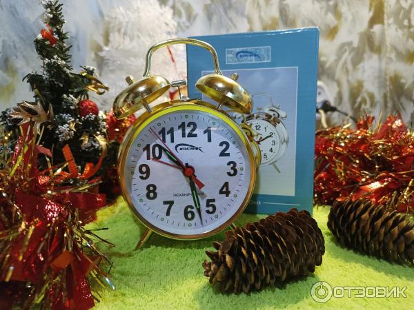 Отзыв о Будильник Космос 817 | Тикает, как раньше, выглядит стильно.