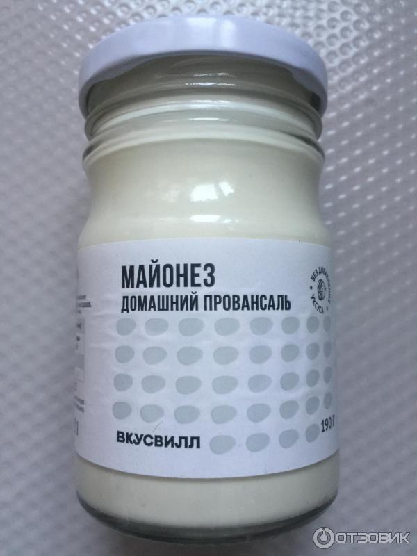 Отзыв о Майонез ВкусВилл "Провансаль классический" | Майонез , к ...