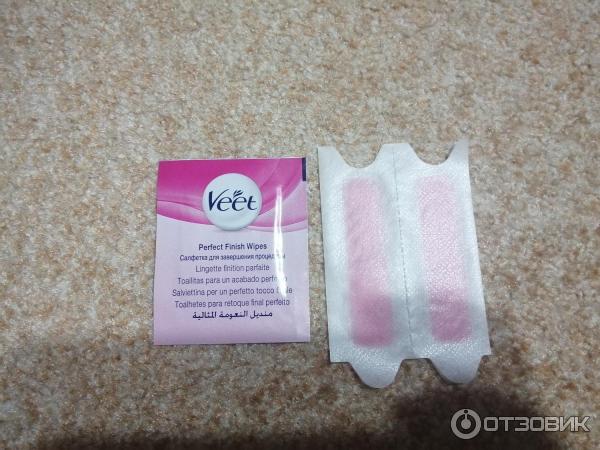 Восковые полоски Veet Naturals для лица фото