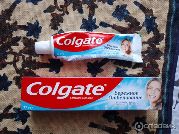 Зубная паста Colgate Бережное отбеливание фото