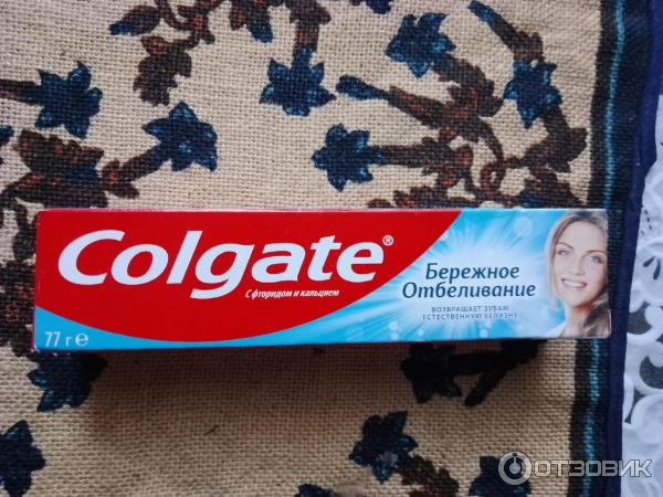 Зубная паста Colgate Бережное отбеливание фото