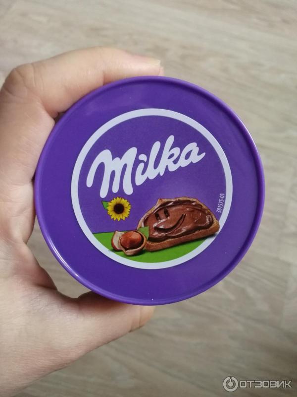 Паста ореховая Milka с добавлением какао фото