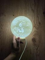 Светильник 3D Print Moon Lamp "Луна" фото